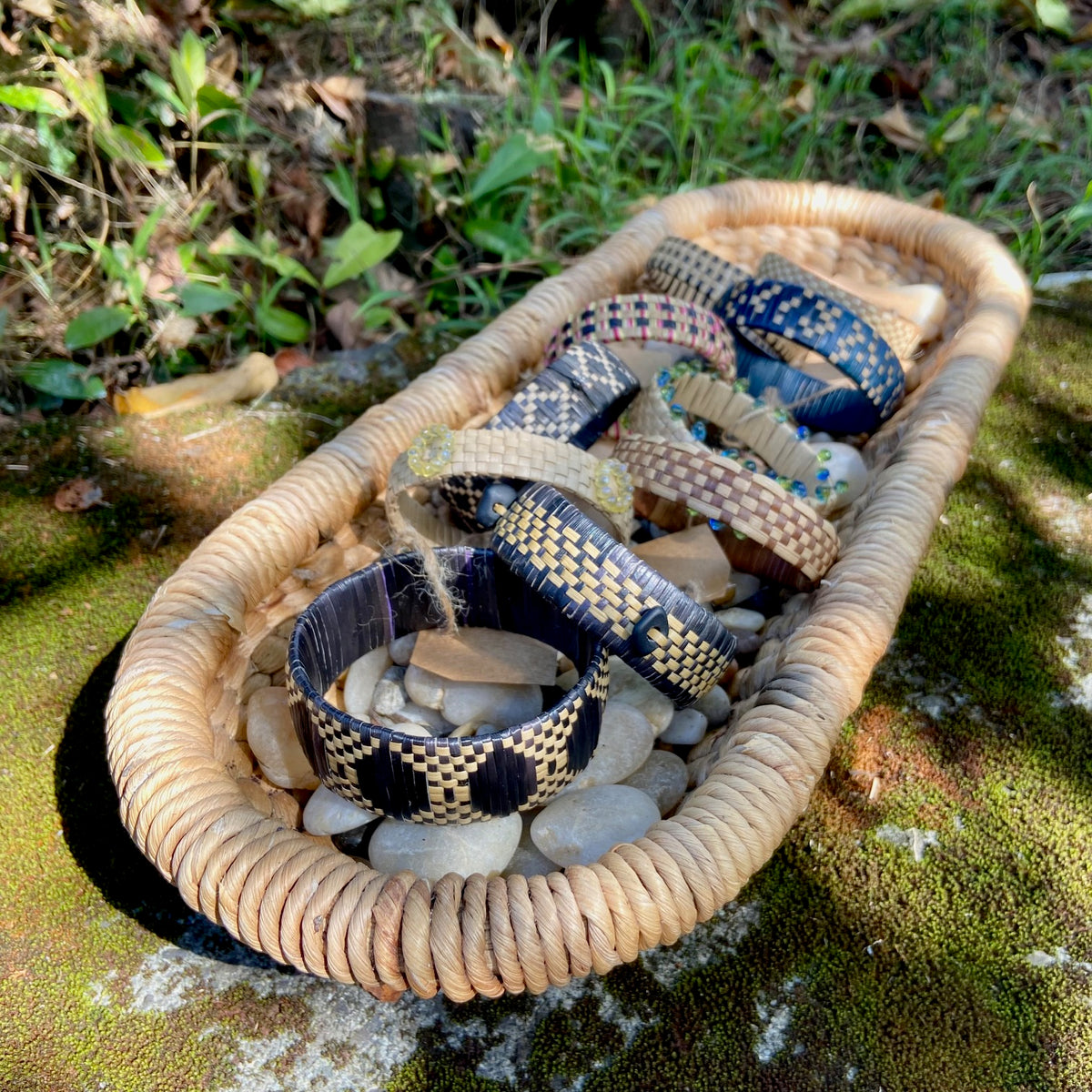Lauhala Bracelets by Noriko Morisaki Donna – Donkey Mill Art