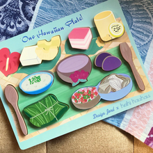 Load image into Gallery viewer, Hawaiian Plate Chunky Puzzle - Keiki Kaukau x DesignJord