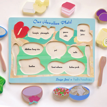 Load image into Gallery viewer, Hawaiian Plate Chunky Puzzle - Keiki Kaukau x DesignJord