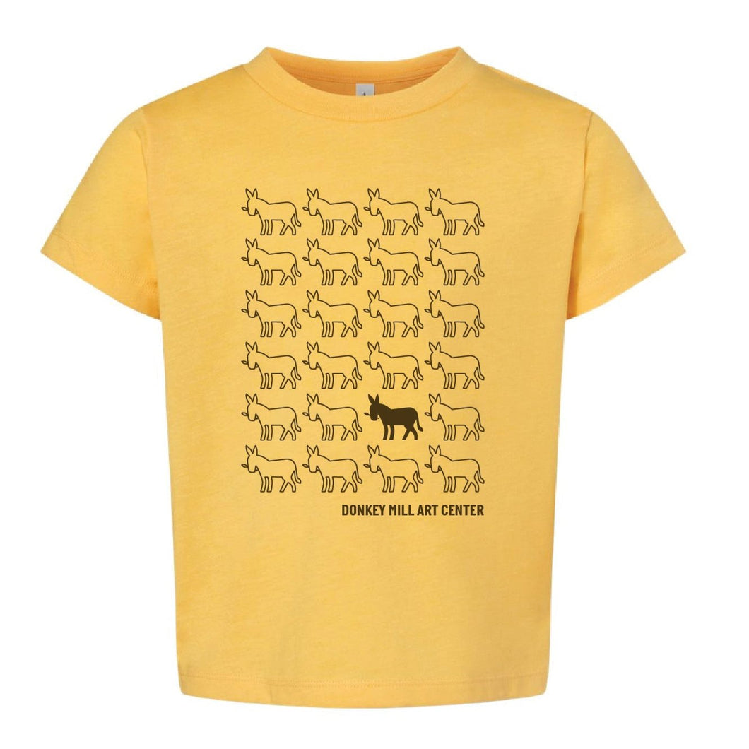 Donkey Mill Youth T-Shirt (Mustard)