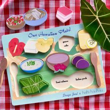 Load image into Gallery viewer, Hawaiian Plate Chunky Puzzle - Keiki Kaukau x DesignJord
