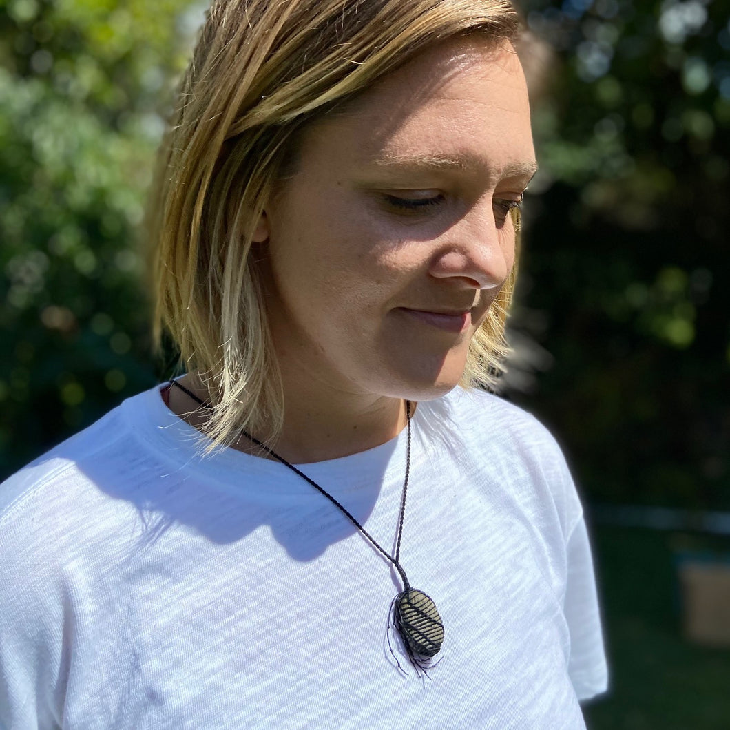 Stone Necklace by Charissa Brock