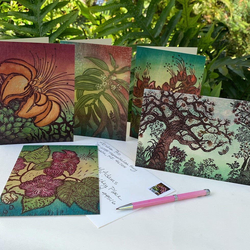 Woodcut Prints Card Sets by Andrea Pro